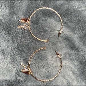 Kendra Scott Rose Gold Charm Earrings